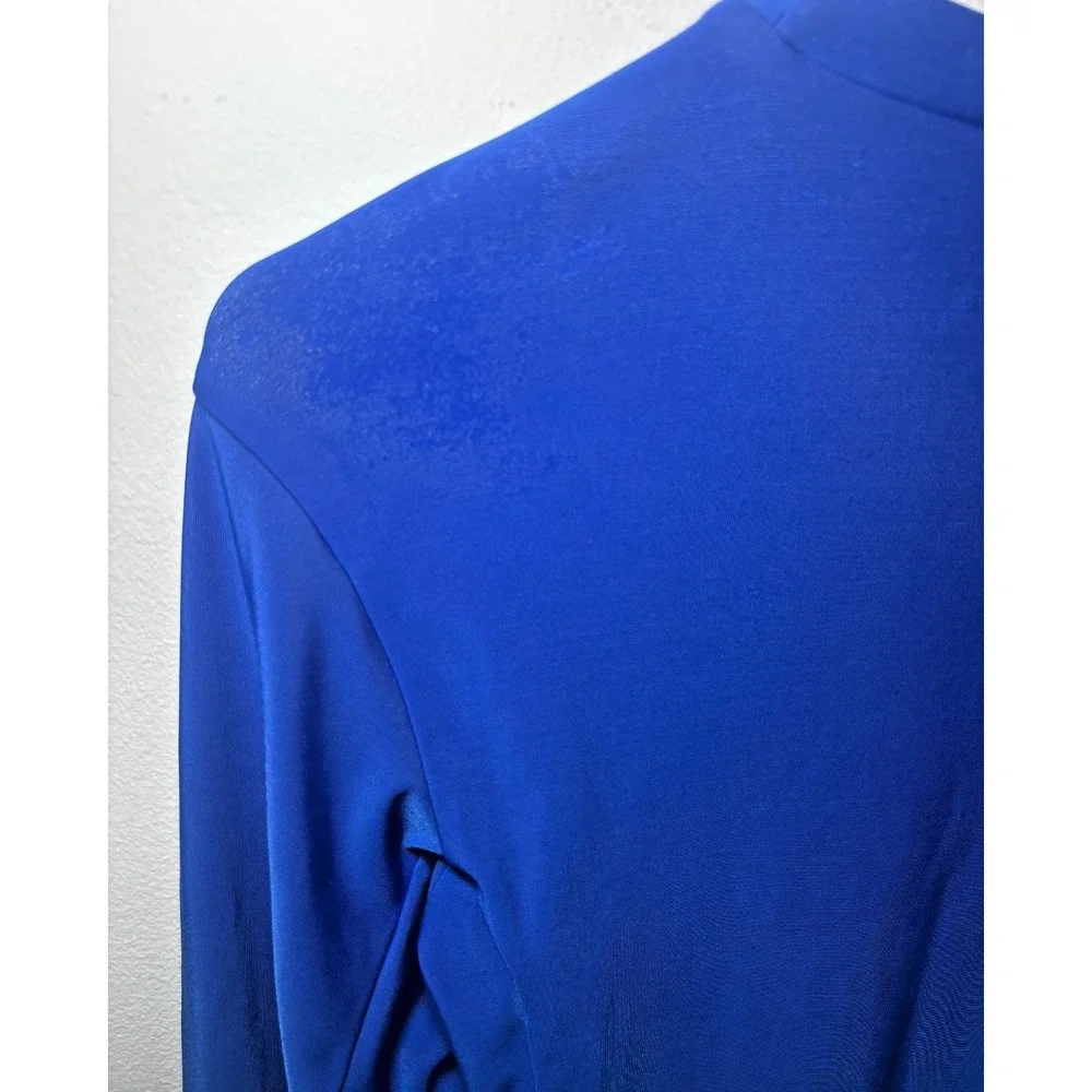 Blue Under Armour Heat Gear Compression Top Size Medium Adult